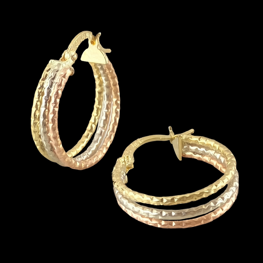Candongas Daki 1.6gr / 2cm / Tres Oros 18K *