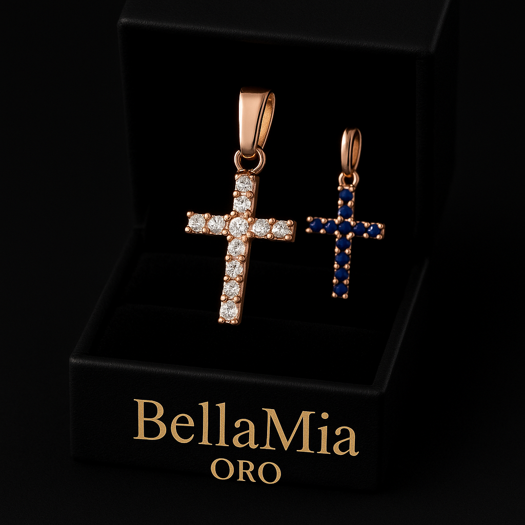 Dije Crúz Doble face 1gr / 1.7cm / Oro Amarillo 18K *