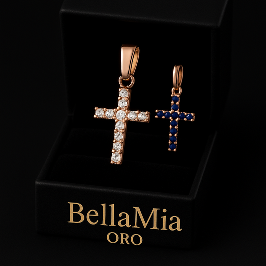 Dije Crúz Doble face 1gr / 1.7cm / Oro Amarillo 18K *