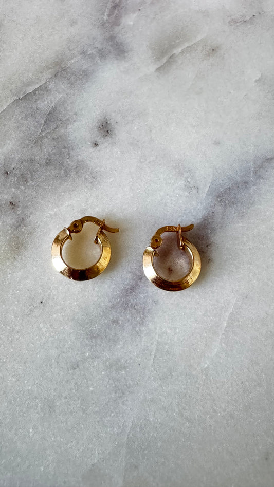 Candonga Pequeñas Oro Amarillo 18K/ 1.14 gr. / 1 cm