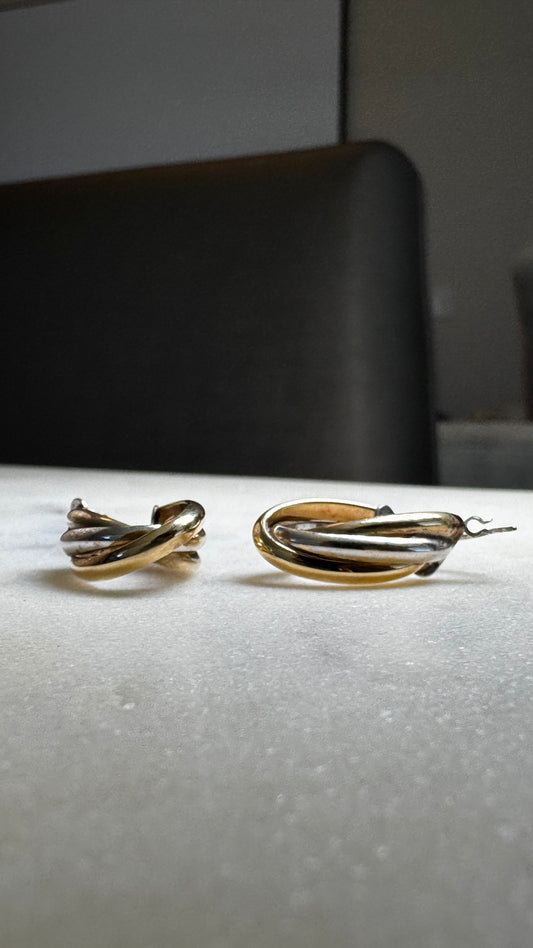 Candonga Oro Blanco - Amarillo Italiano Ley 750 / 2.6 gr / 2 cm