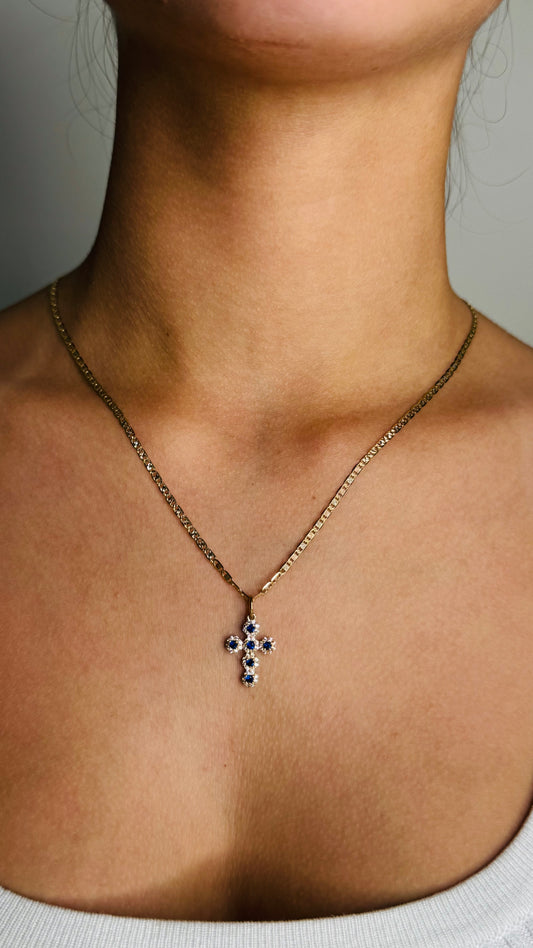 Cadena Plana 4.4gr / 60cm / 2.2mm Tres Oros +3 18K