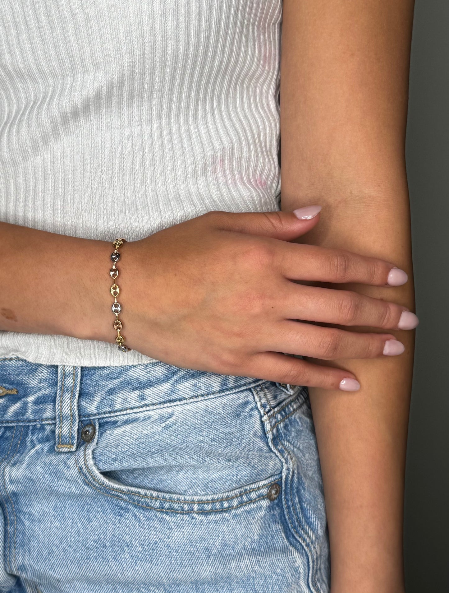 Pulso GC 3.2gr / 18cm / 5.3mm Tres Oros 18K
