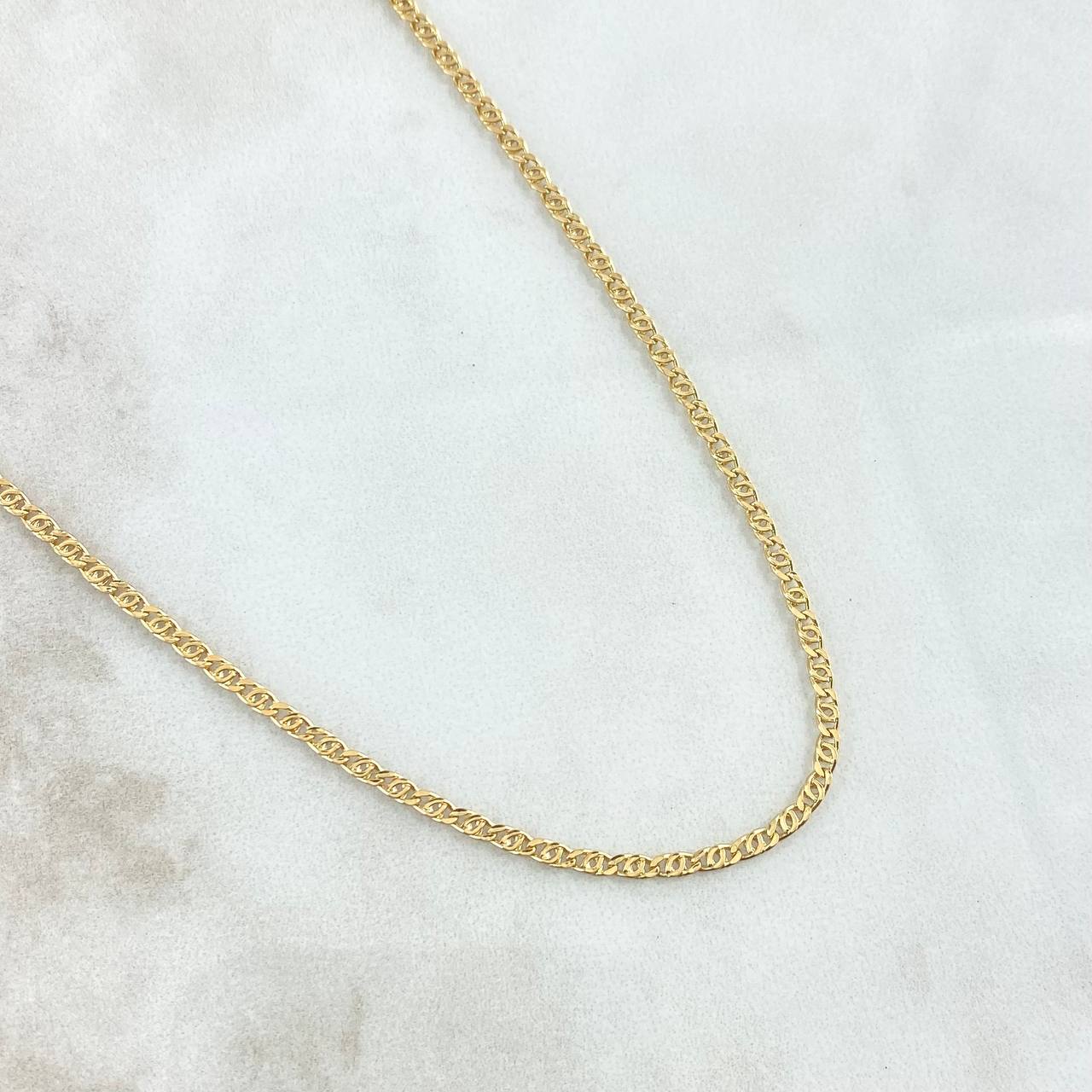 Cadena Garibaldi 3.15gr / 60cm / 2.5mm 18K *
