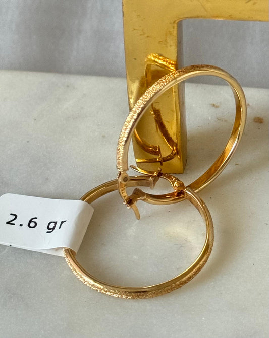 Earring Gold Band